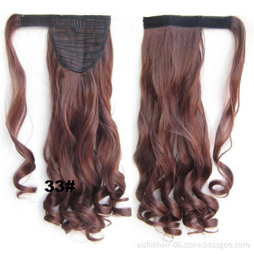 AIshili Fashion Korean Ponytails female paste type big wave Ponytails piece manufacturer direct selling